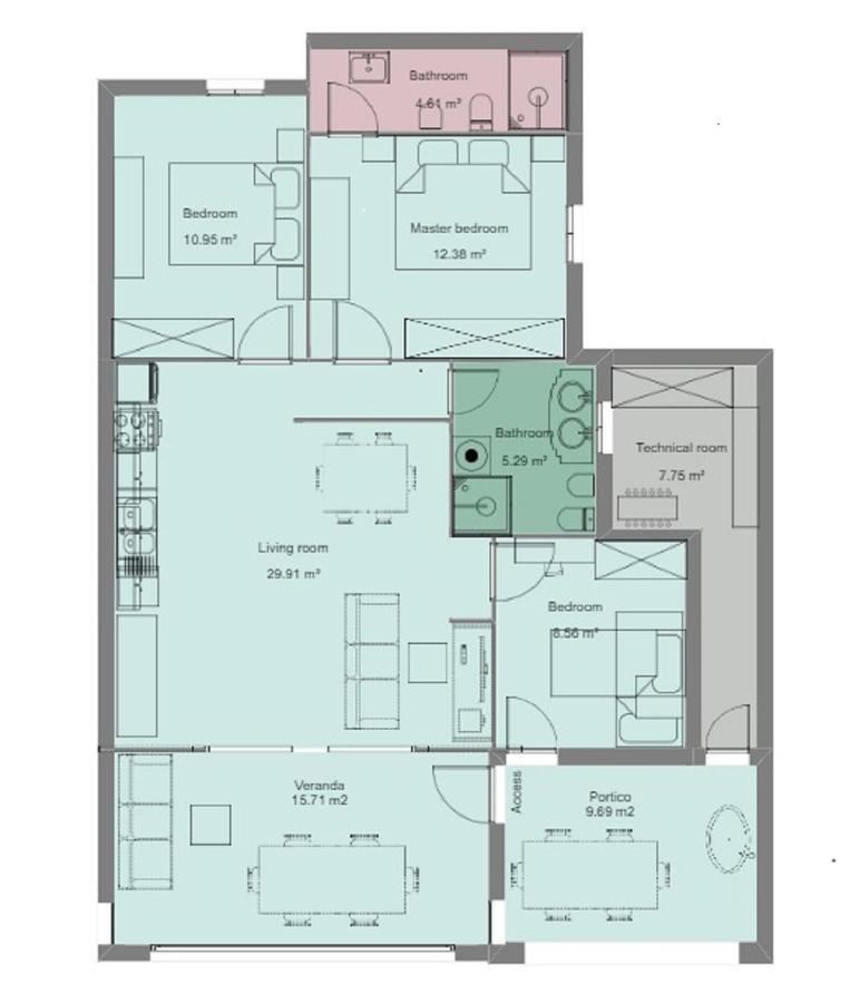 Вилла Claude&Kate'S Dream House Порто-Сан-Паоло Экстерьер фото